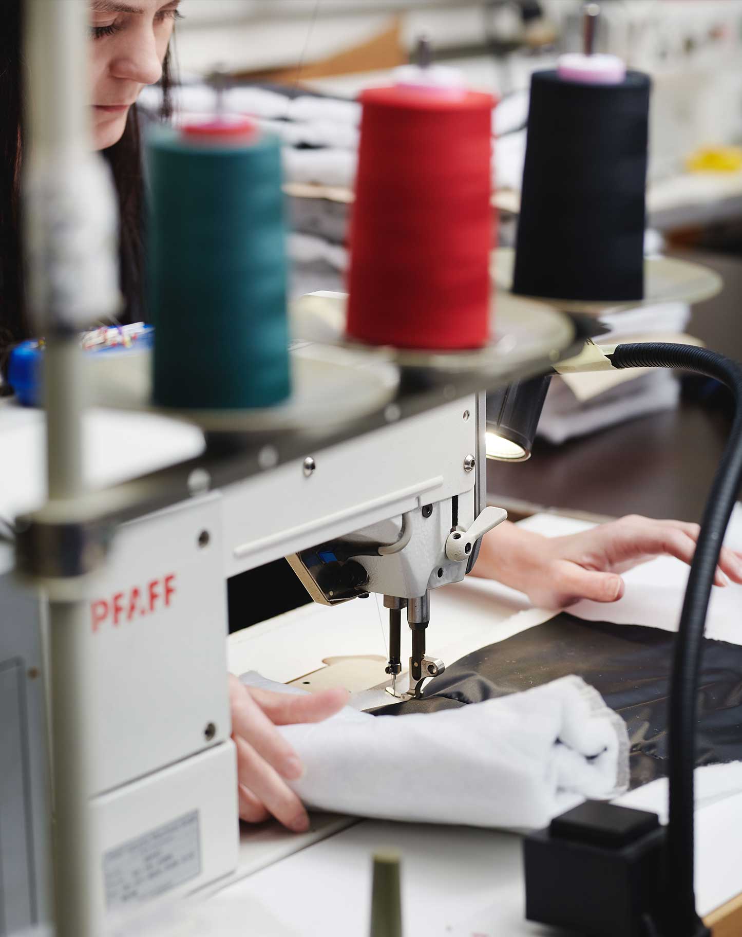 Produktion Nähmaschine